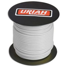 Automotive Wire, Insulation, White, 16 AWG, 100-Ft. Spool
