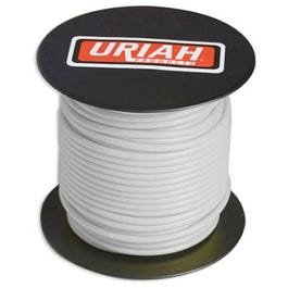 Automotive Wire, Insulation, White, 12 AWG, 100-Ft. Spool