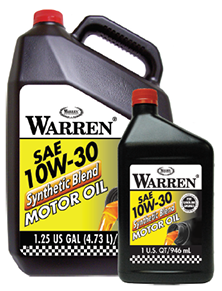 Warren Oil Synthetic Blend SAE 10W-30 GF-5 Motor Oil 1 quart (1 quart)