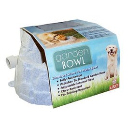 Garden Pet Water Bowl, Simulated Stone