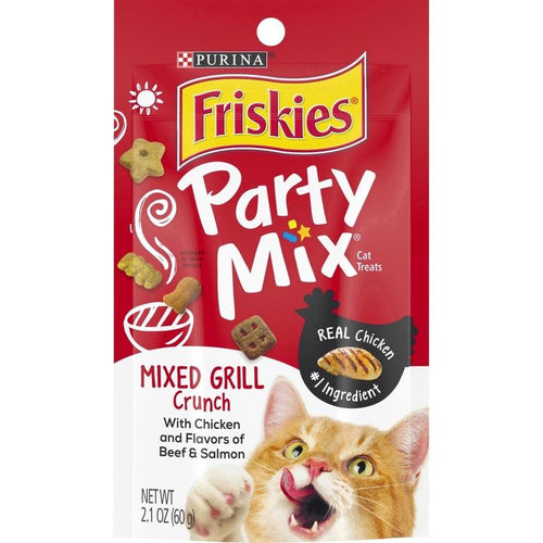 Friskies Party Mix Mixed Grill Crunch Cat Treats