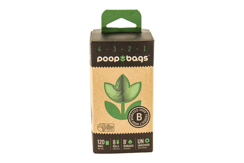 The Original Poop Bags Countdown Rolls® - Biobased Poop Bags Bundle (960 poop bags) (120 Count)