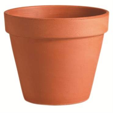 Deroma® Standard Clay Terra Cotta Pot (10