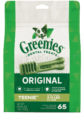 Greenies Teenie Original Dental Dog Chews (12-oz, 43 count)