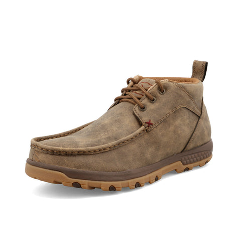 Twisted X Boots Men's Casual Chukka Driving Moc Bomber