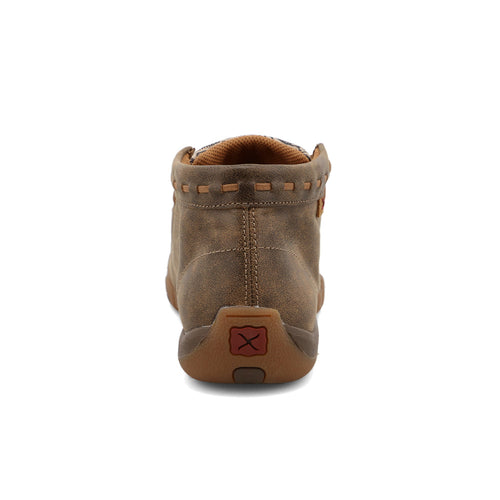 Twisted X Women's Casual Chukka Driving Moc Bomber & Nude Print