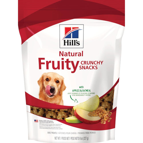 Hill's® Natural Fruity Crunchy Snacks with Apples & Oatmeal dog treat (8 oz)