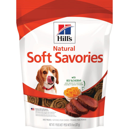 Hill's Natural Soft Savories Beef & Cheddar dog treats (8 oz)