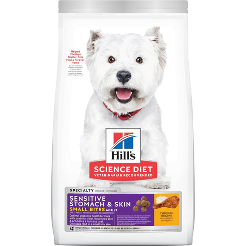 Hill's Science Diet Adult Sensitive Stomach & Skin Small Bites Dog Food (15 lb)