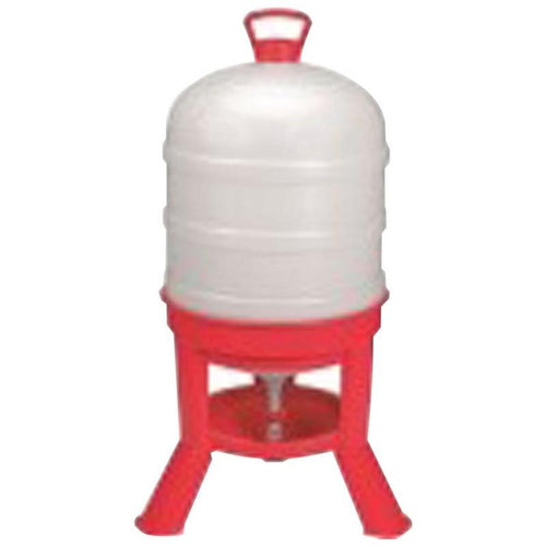 LITTLE GIANT DOME WATERER PLASTIC (8 GAL, RED)