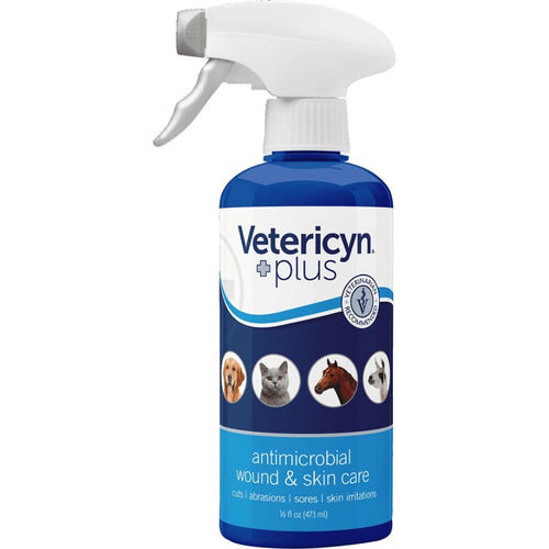 VETERICYN PLUS ANTIMICROBIAL WOUND & SKIN CARE (8 OZ)