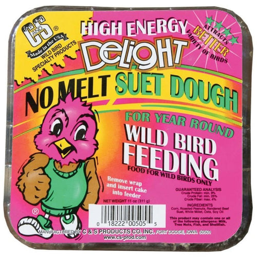 C&S High Energy Delight No Melt Suet Dough (11 oz)