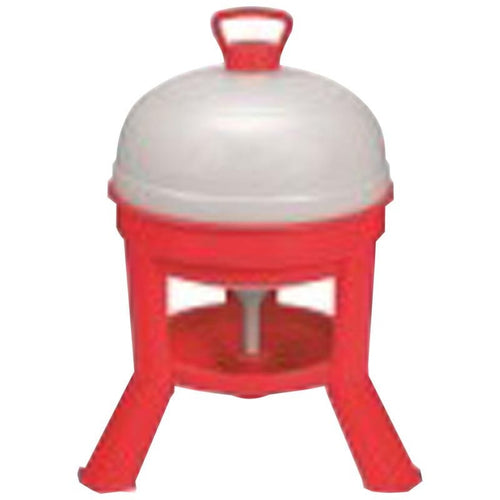LITTLE GIANT DOME WATERER PLASTIC (8 GAL, RED)
